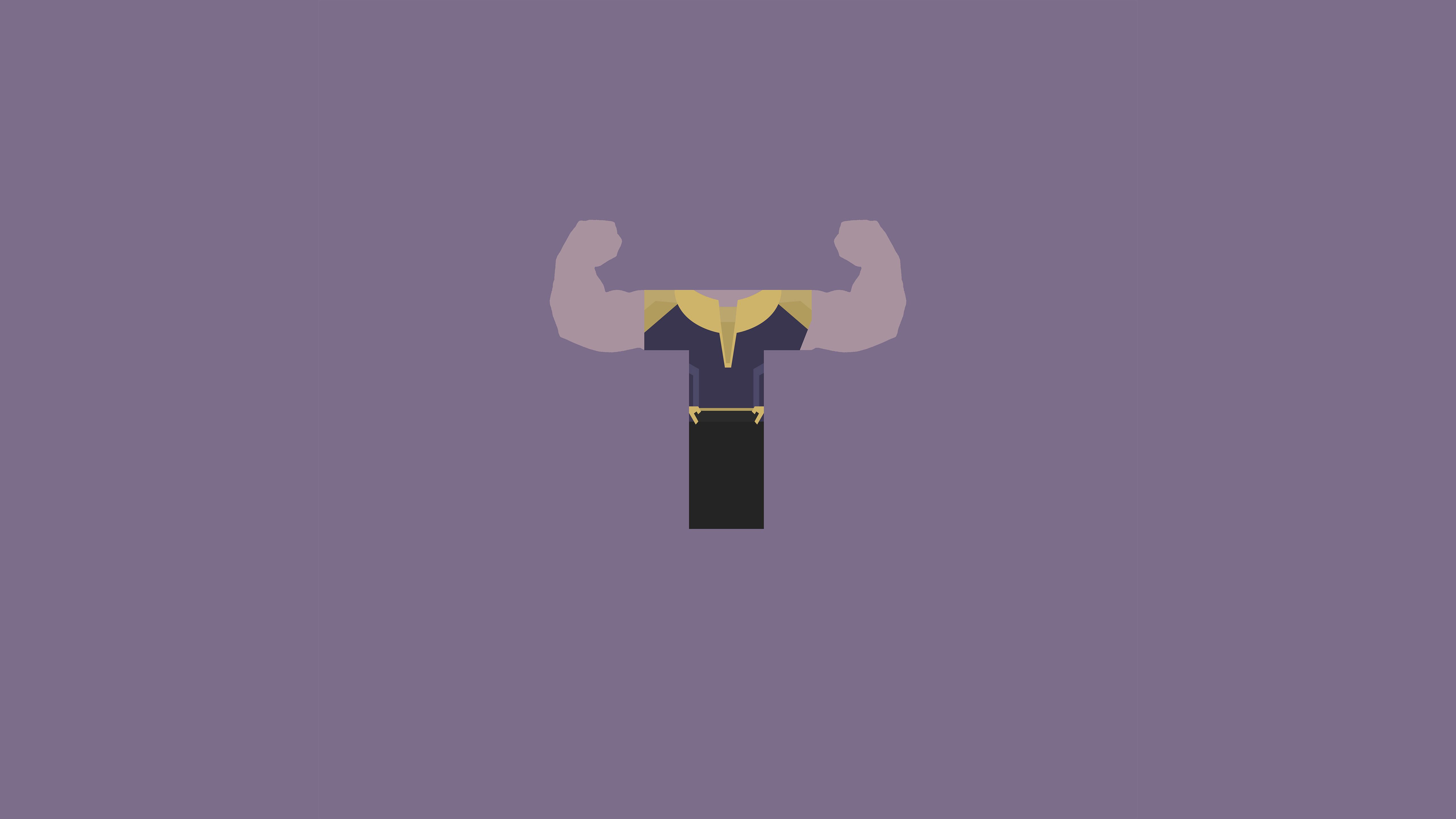 Thanos Endgame Minimalist Wallpapers