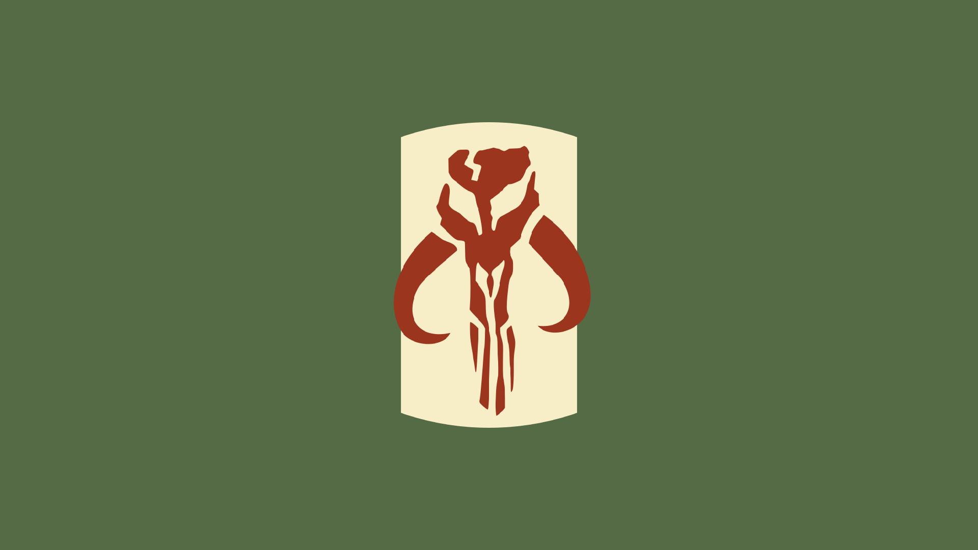 The Mandalorian Minimal Logo Wallpapers