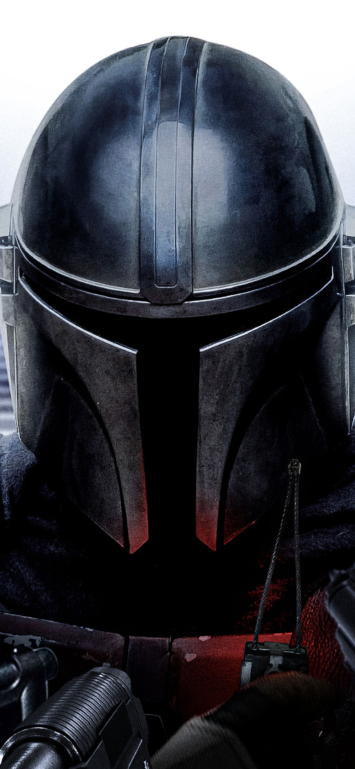 The Mandalorian Minimal Mask Wallpapers