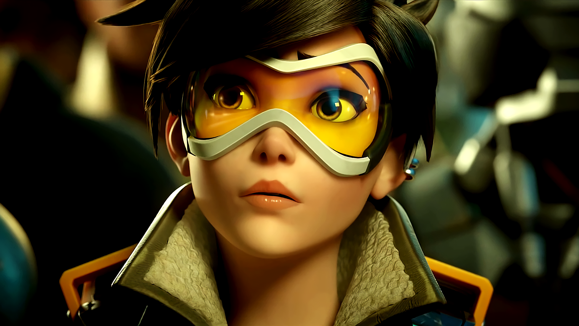 Tracer Overwatch Minimal Artwork Wallpapers