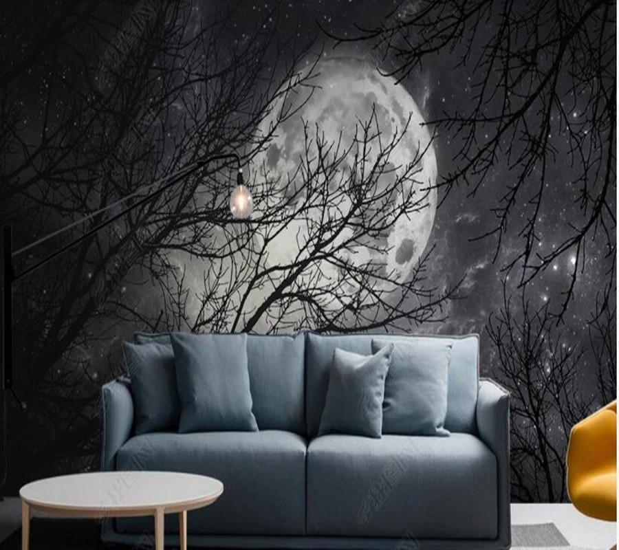 Tree Minimal Moon Wallpapers
