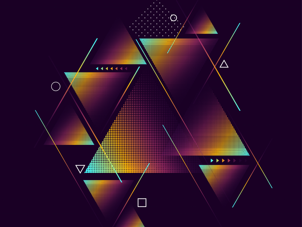 Triangle Geometry Minimal Wallpapers