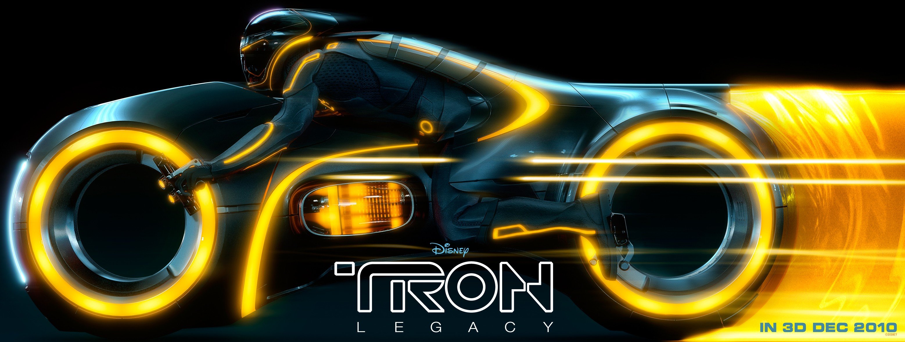 Tron Light Cycle Minimal Wallpapers