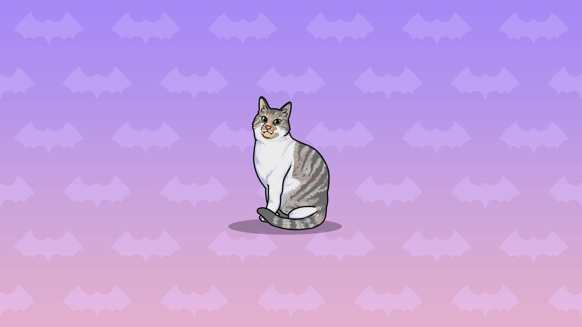 Turbo 2077 Minimal Cat Wallpapers