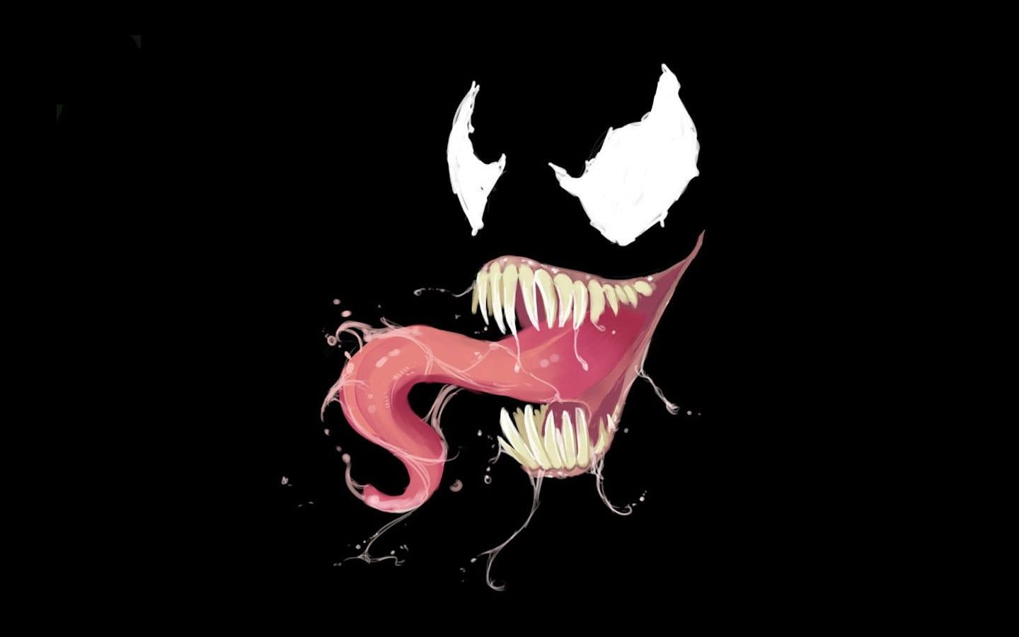 Venom Minimalstic Art Wallpapers