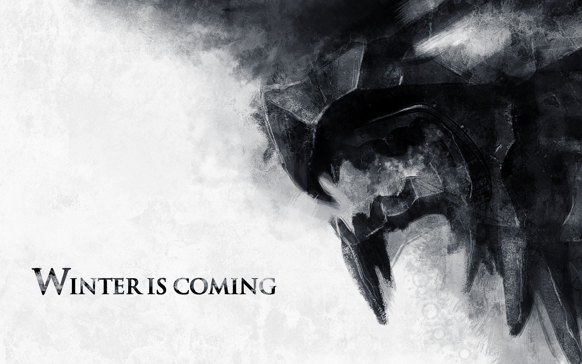 White Walkers Winter Is Here Game Of Thrones Minimalism Wallpapers