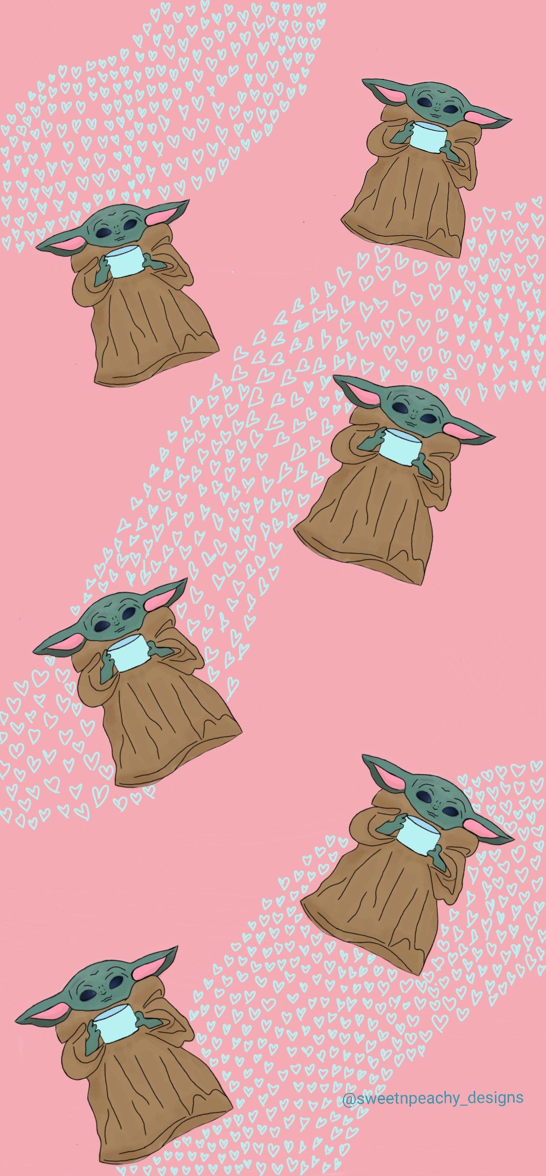 Yodababy Yoda Minimalist Art Wallpapers