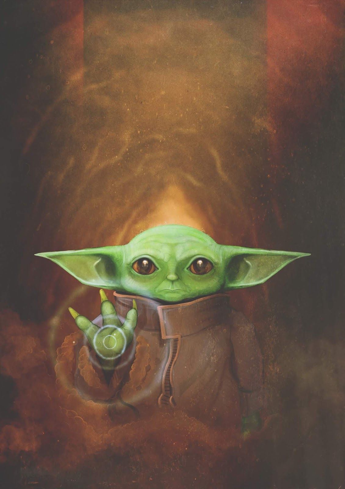 Yodababy Yoda Minimalist Art Wallpapers