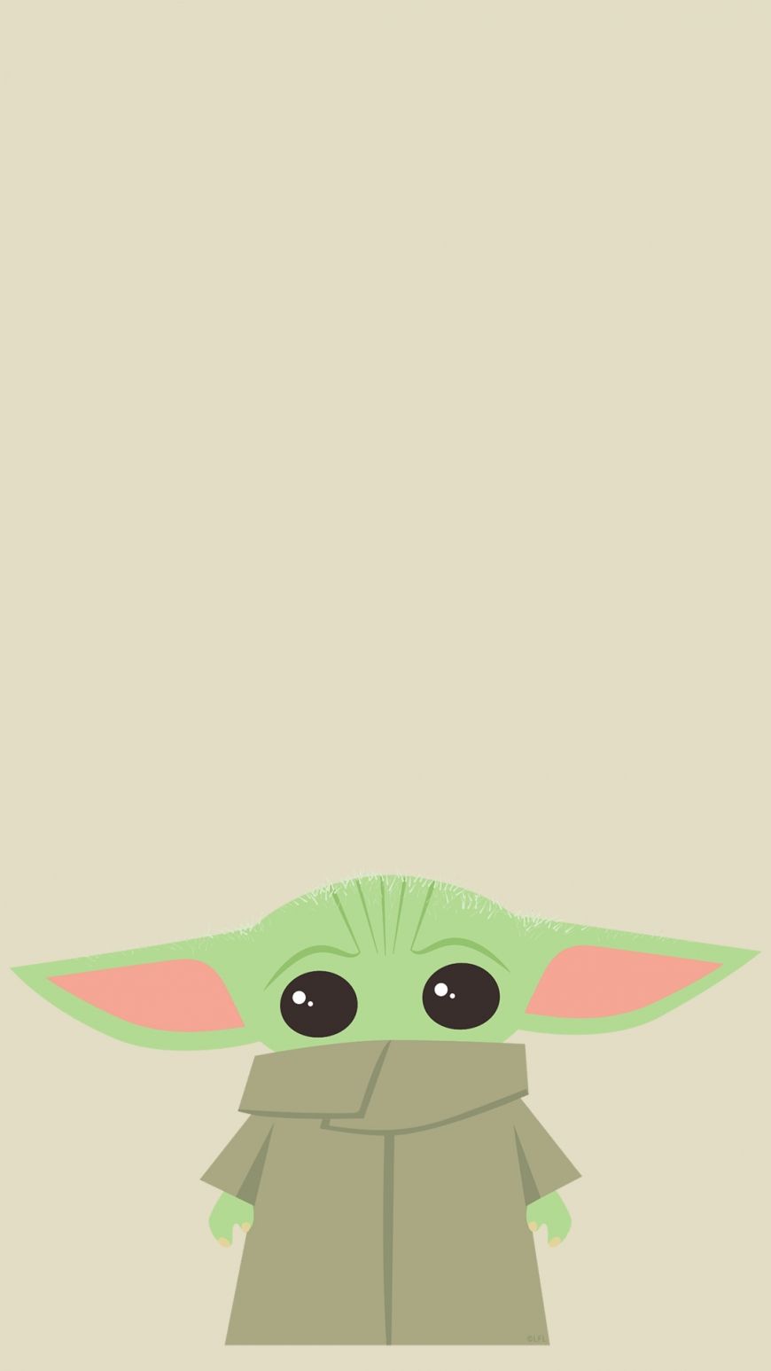 Yodababy Yoda Minimalist Art Wallpapers