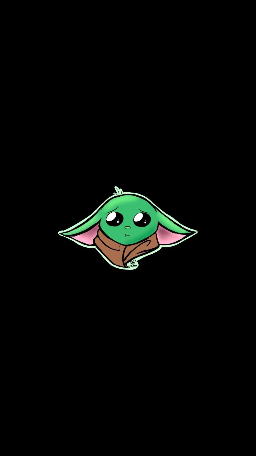 Yodababy Yoda Minimalist Art Wallpapers