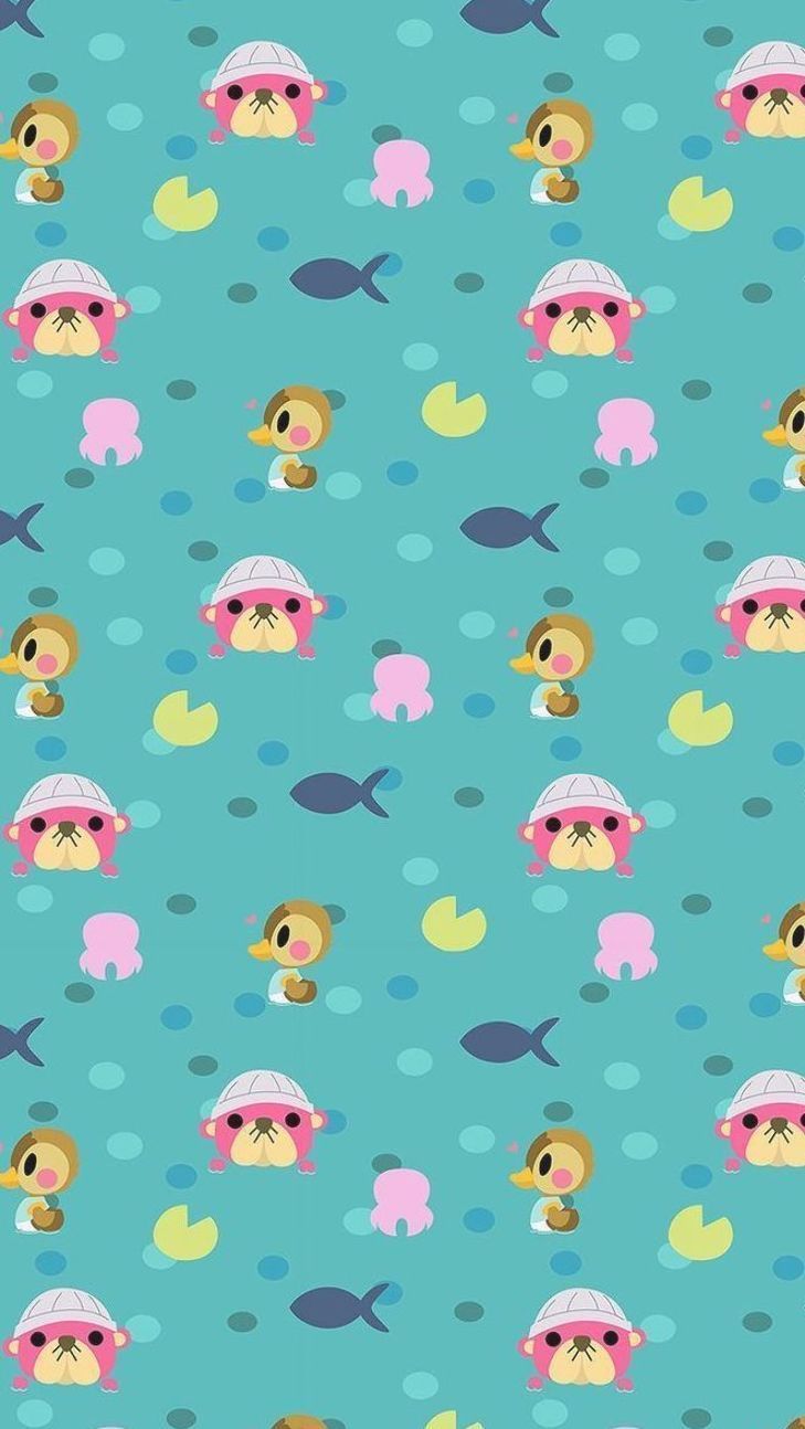 Minimalist Animal Crossing Phone Wallpapers