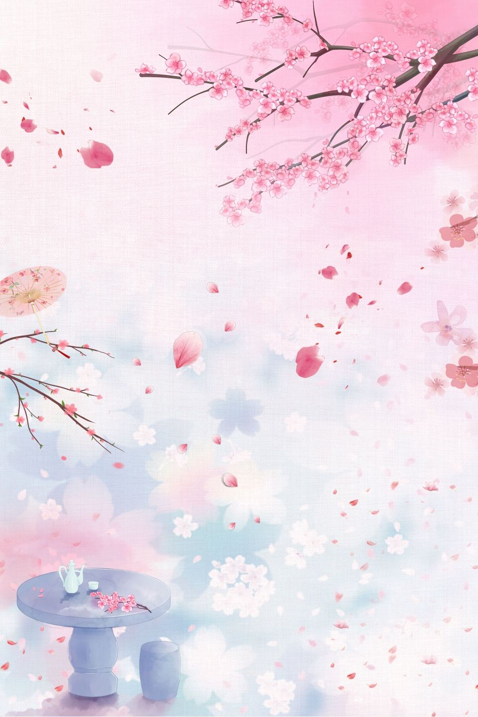 Minimalist Cherry Blossom Wallpapers