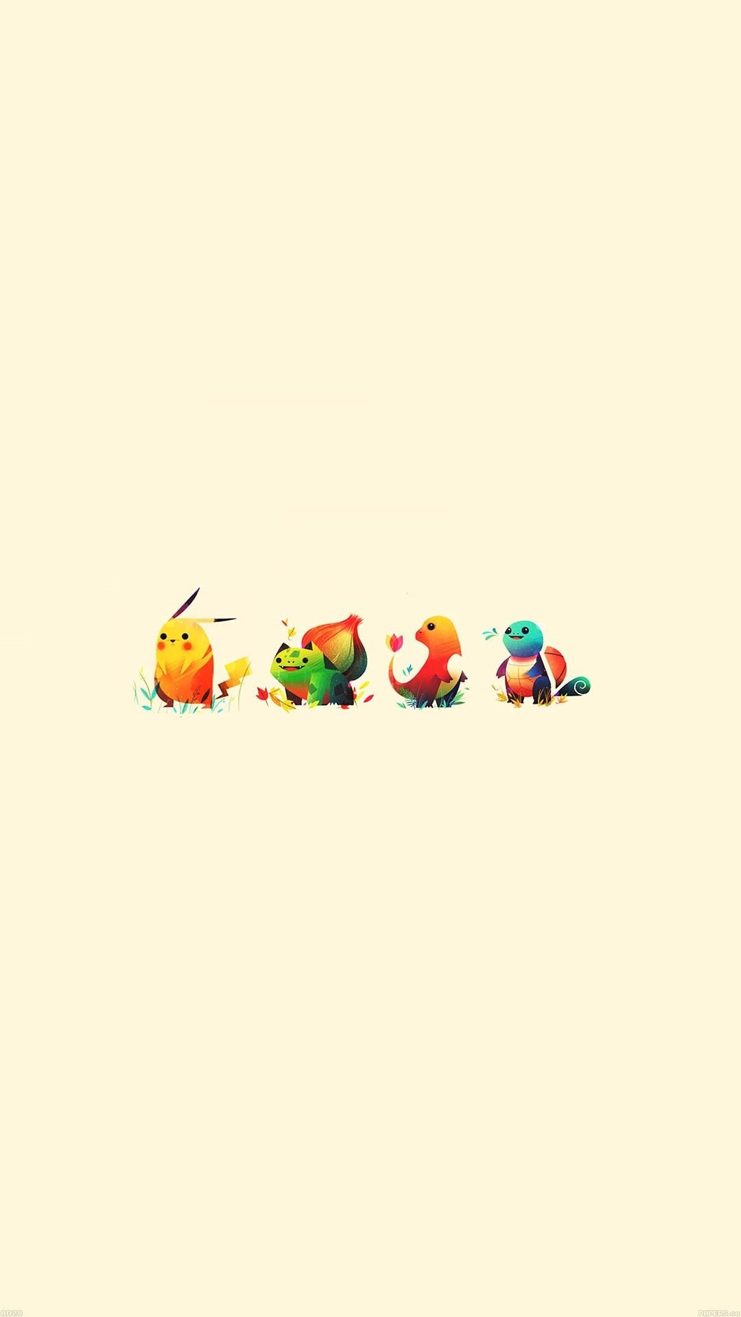 Minimalist Pokemon Phone Wallpapers