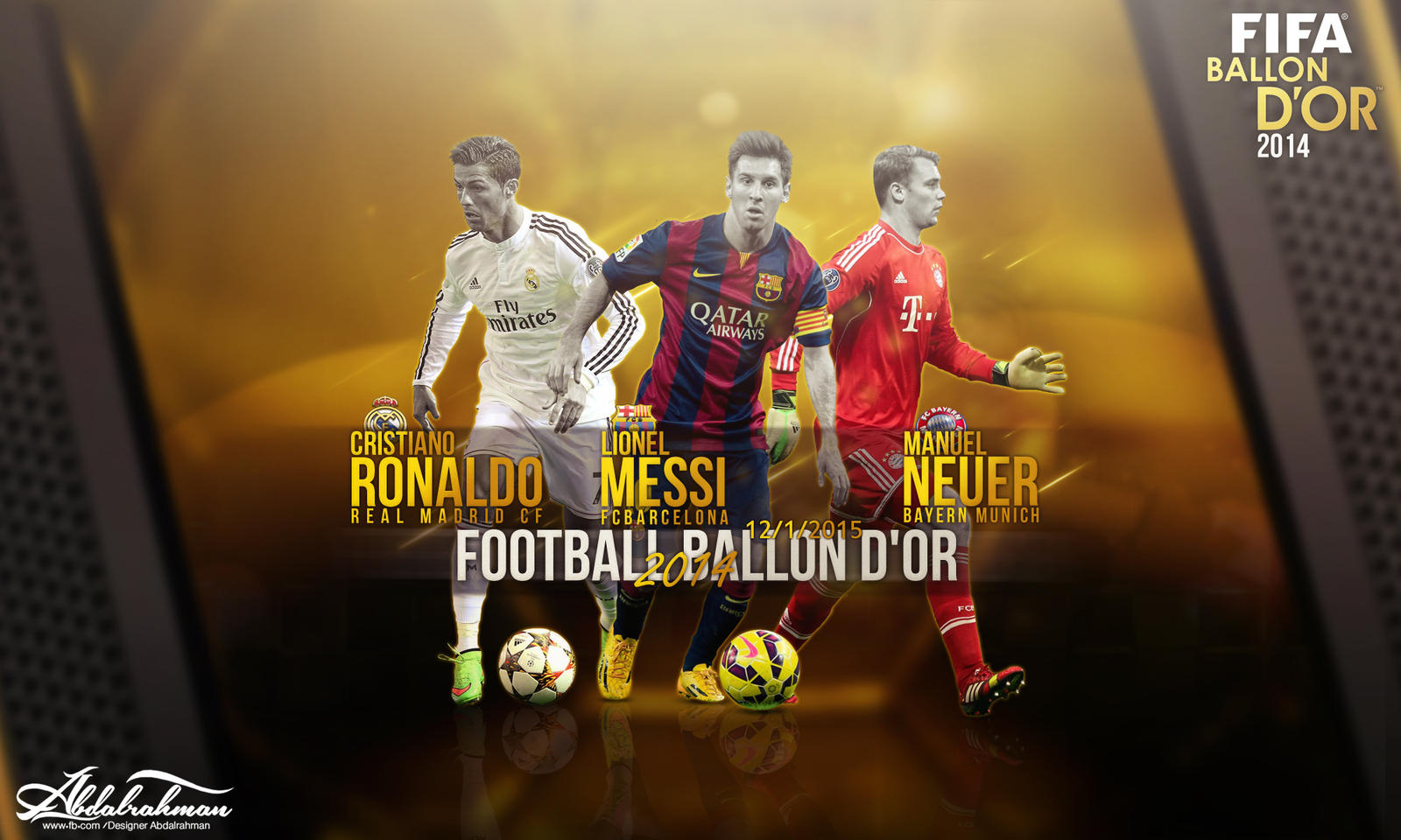 Ballon D'Or 2014 Wallpapers