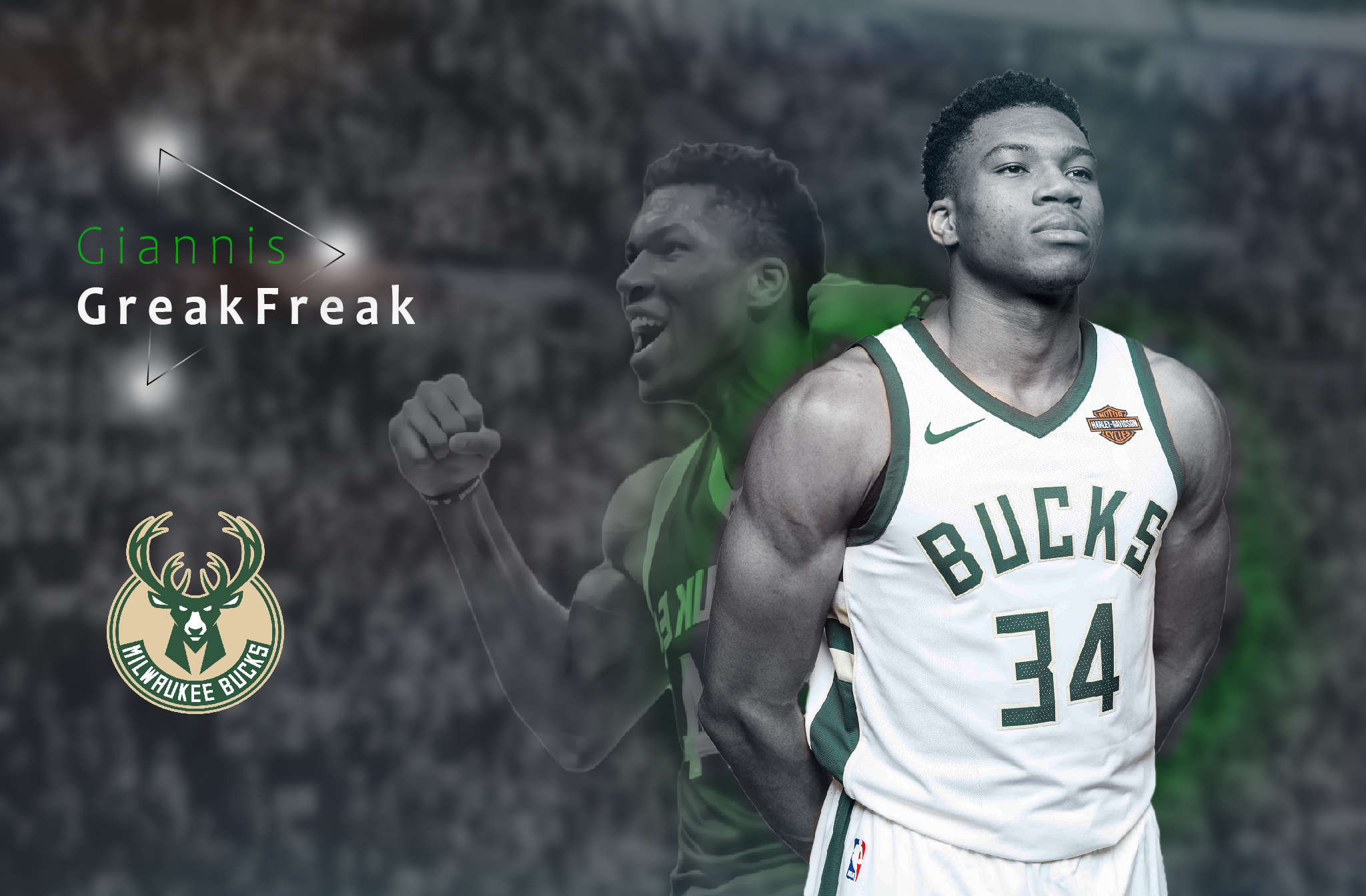 Giannis Antetokounmpo Bucks Wallpapers