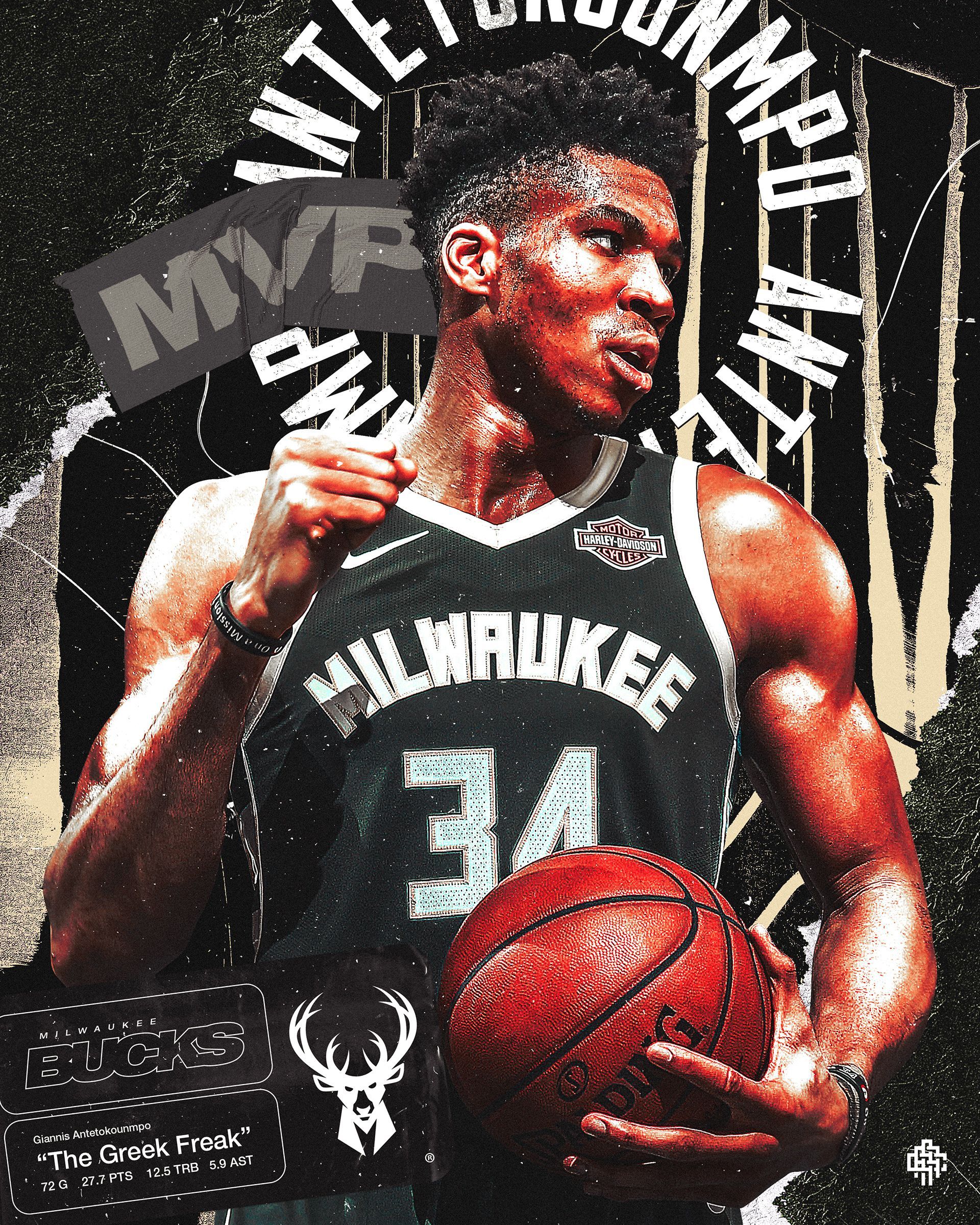 Giannis Antetokounmpo Bucks Wallpapers