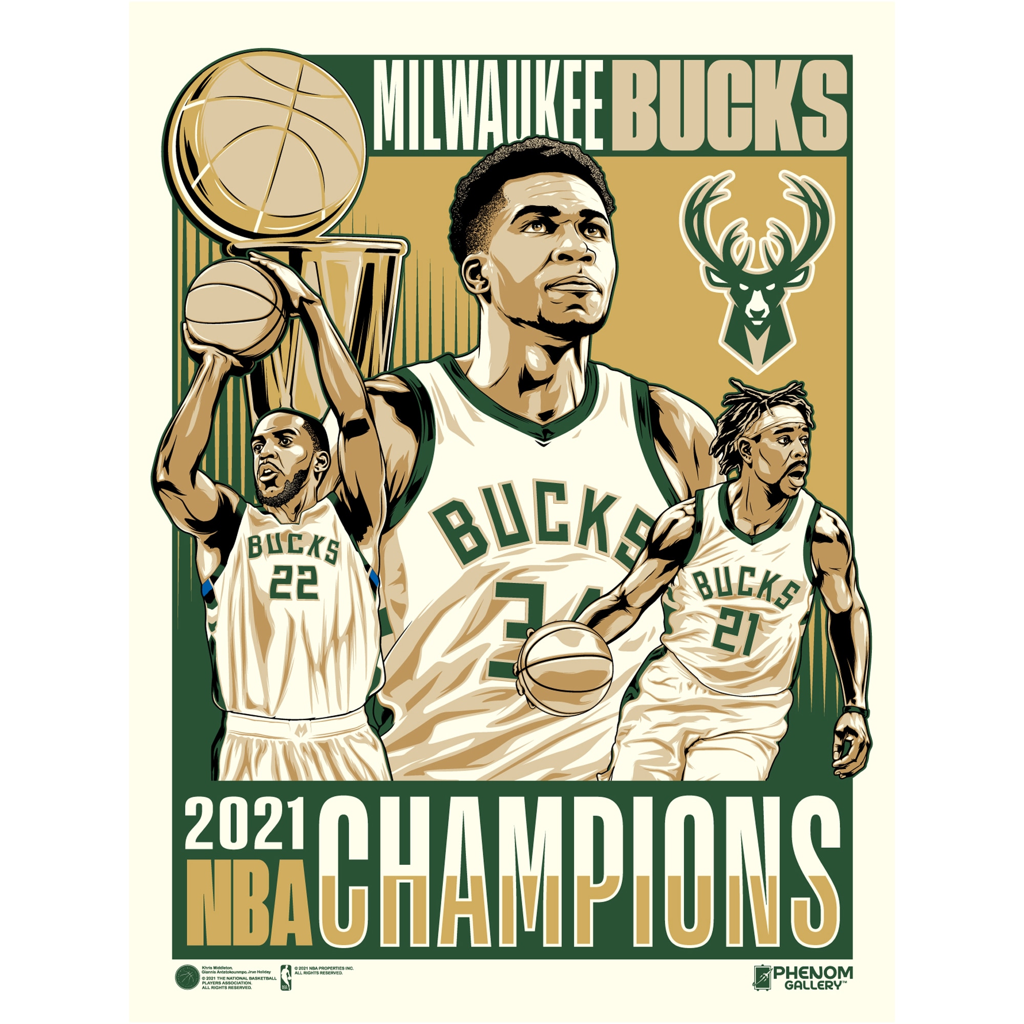 Khris Middleton Nba Champion 2021 Wallpapers