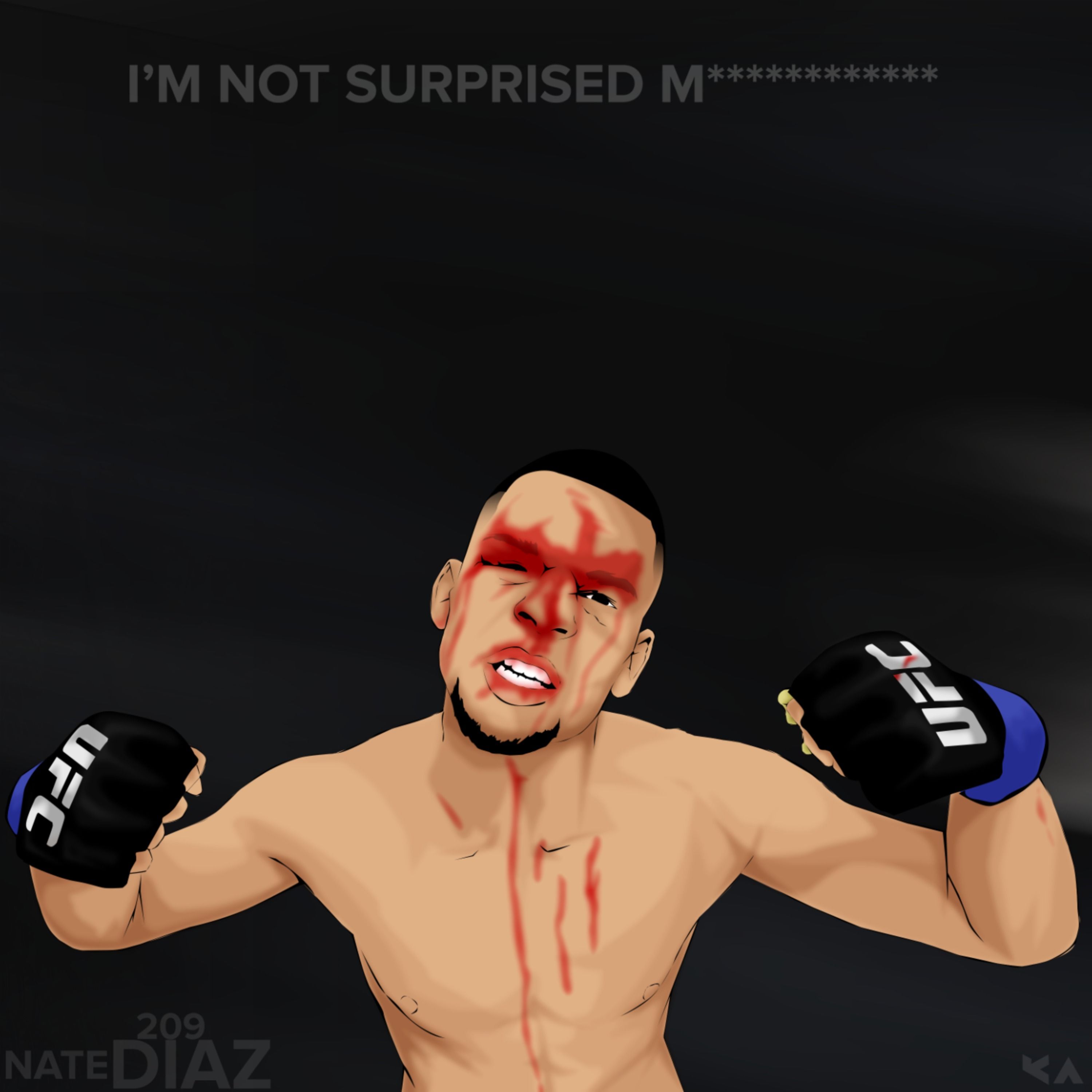 Nate Diaz Art Wallpapers