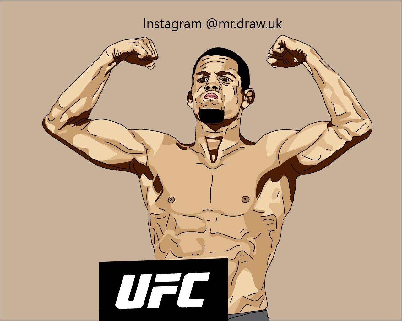 Nate Diaz Art Wallpapers