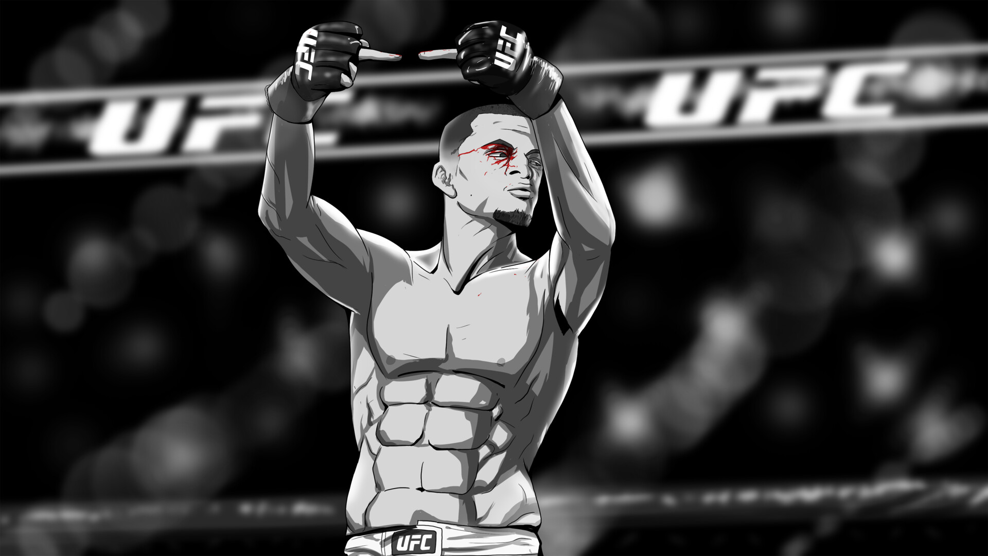 Nate Diaz Art Wallpapers