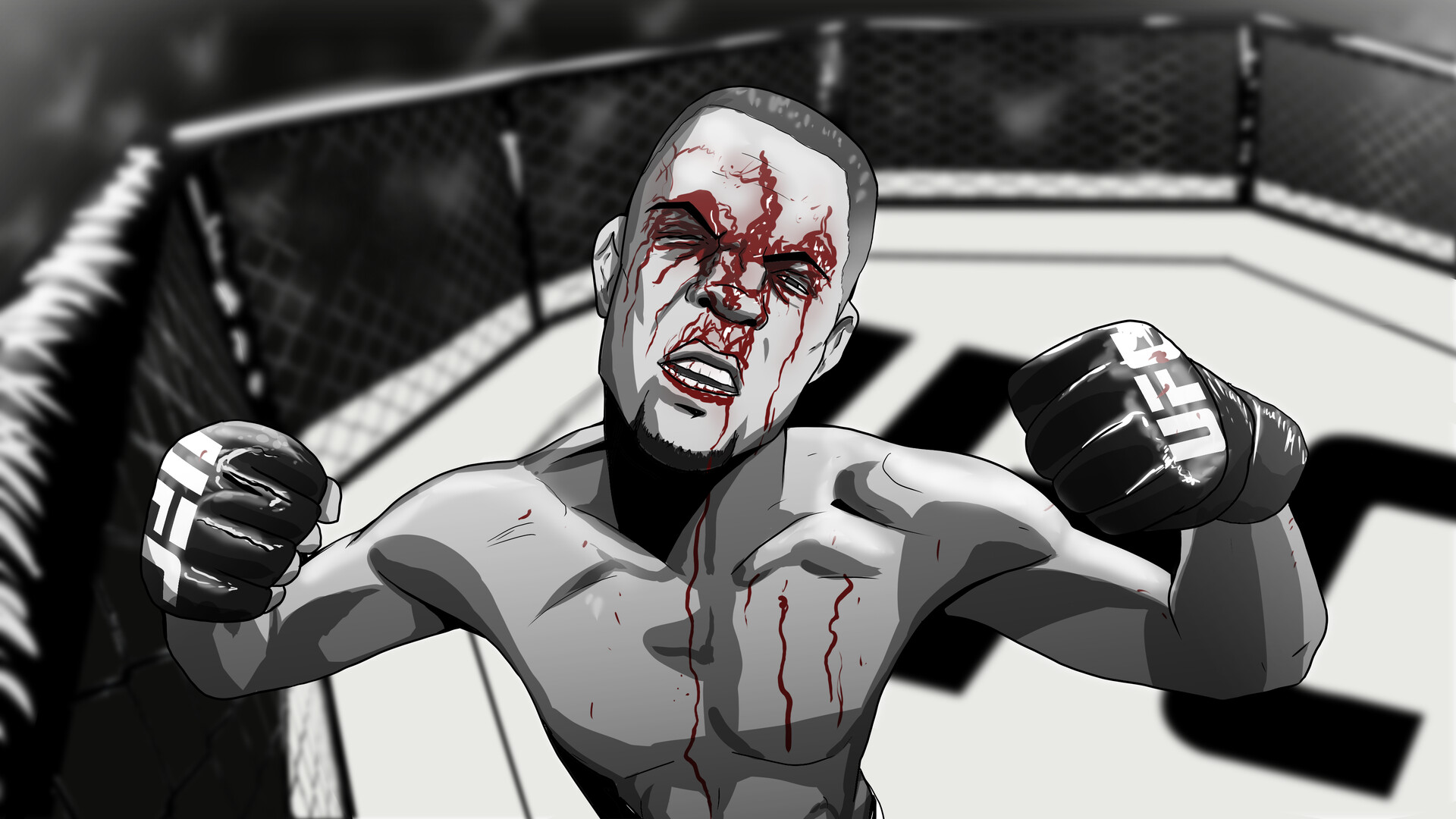 Nate Diaz Art Wallpapers