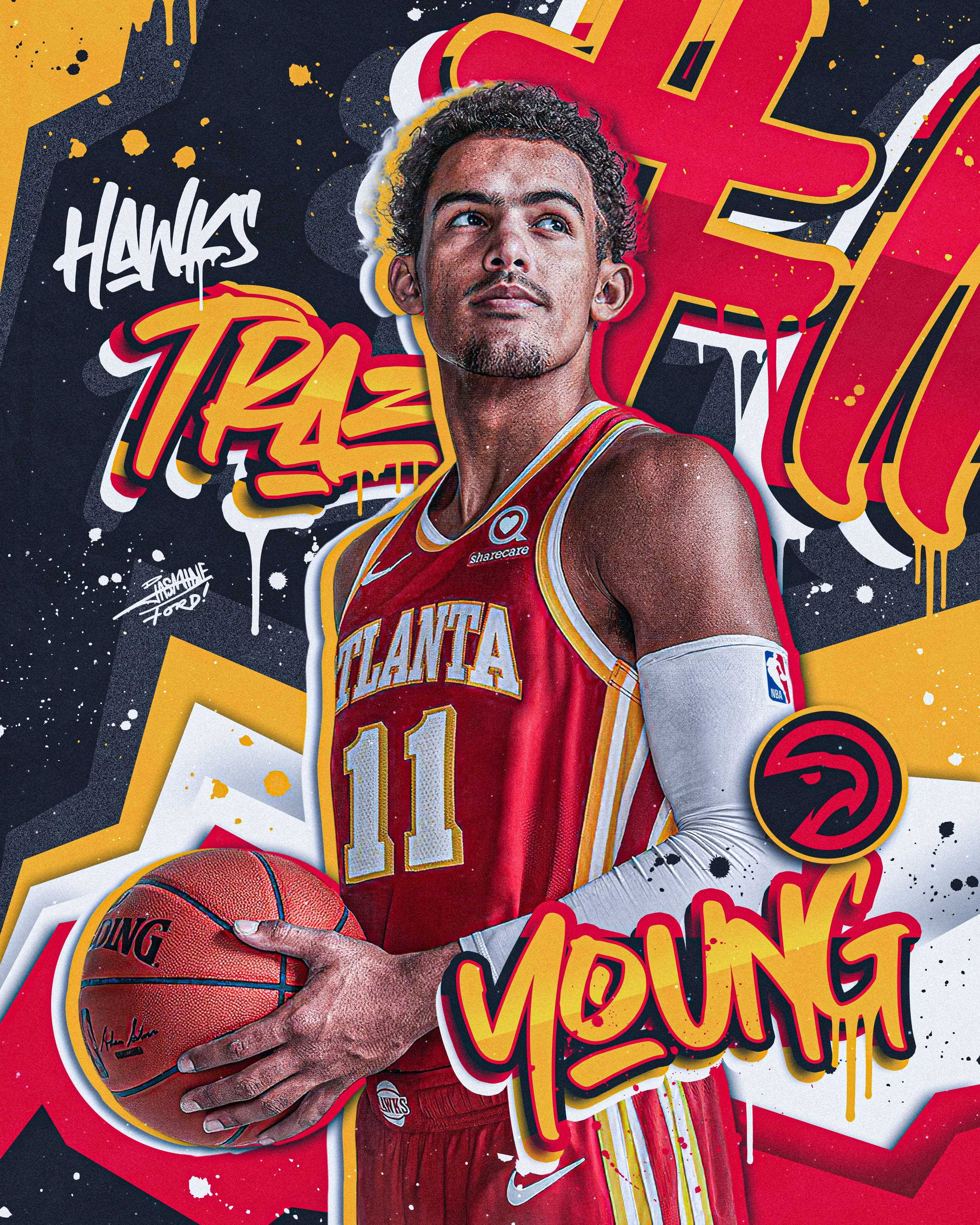 Trae Young Atlanta Hawks Nba Wallpapers