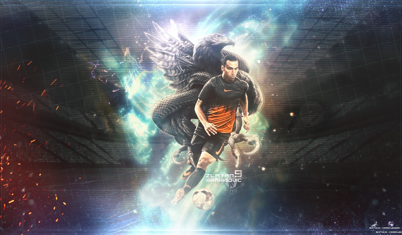 Zlatan Ibrahimovic Hd Art Wallpapers