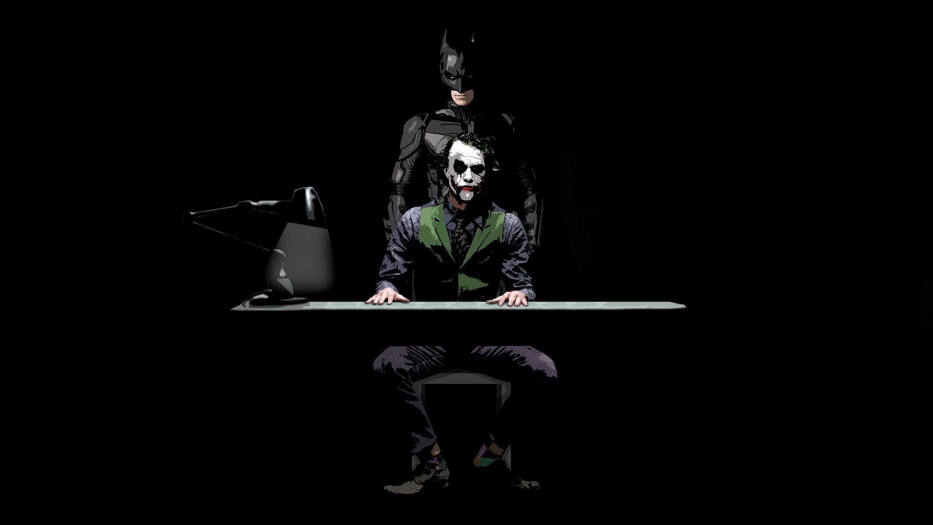 4K Batman And Joker Minimalist Wallpapers