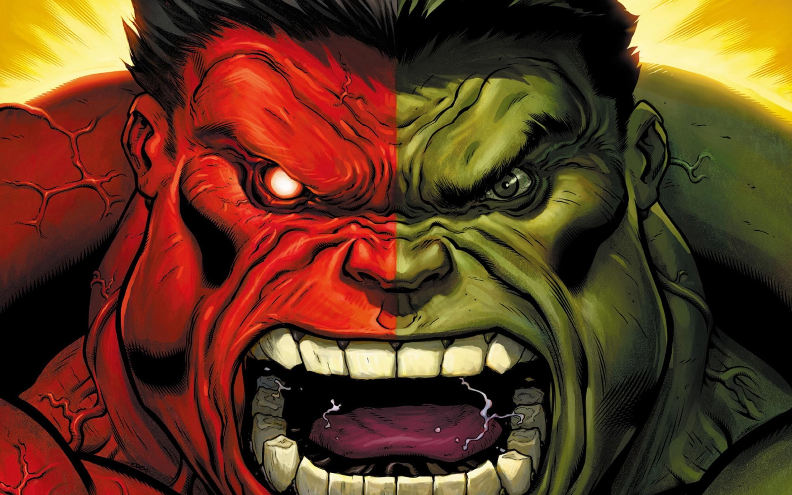 Angry Hulk Illustration Wallpapers