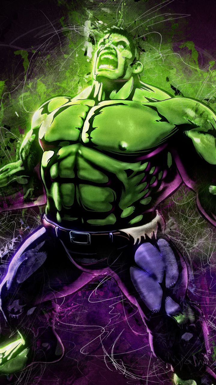 Angry Hulk Illustration Wallpapers