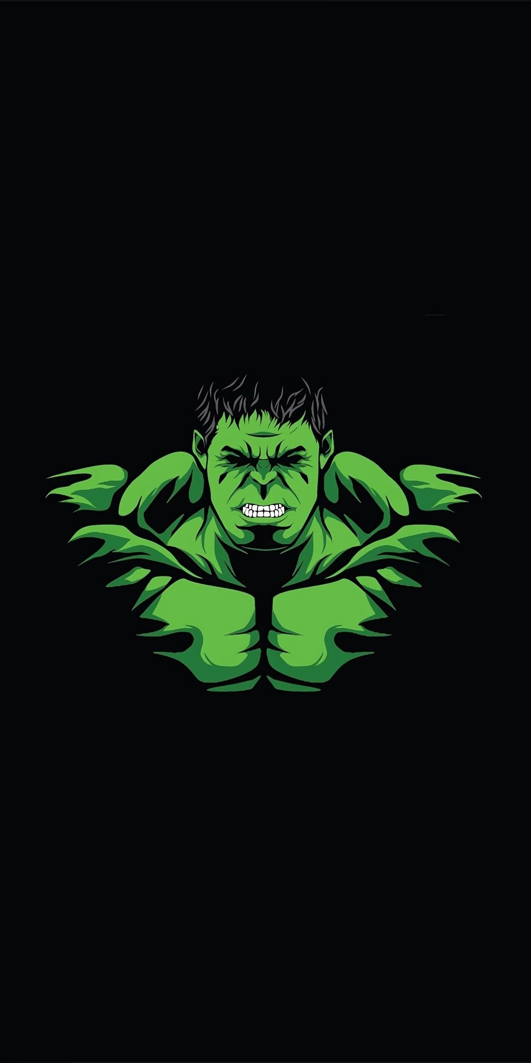 Angry Hulk Illustration Wallpapers