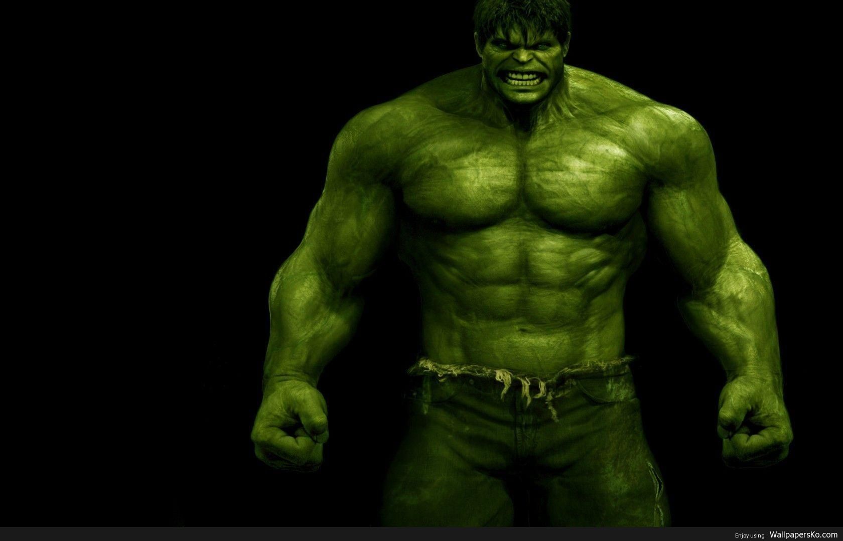 Angry Hulk Illustration Wallpapers