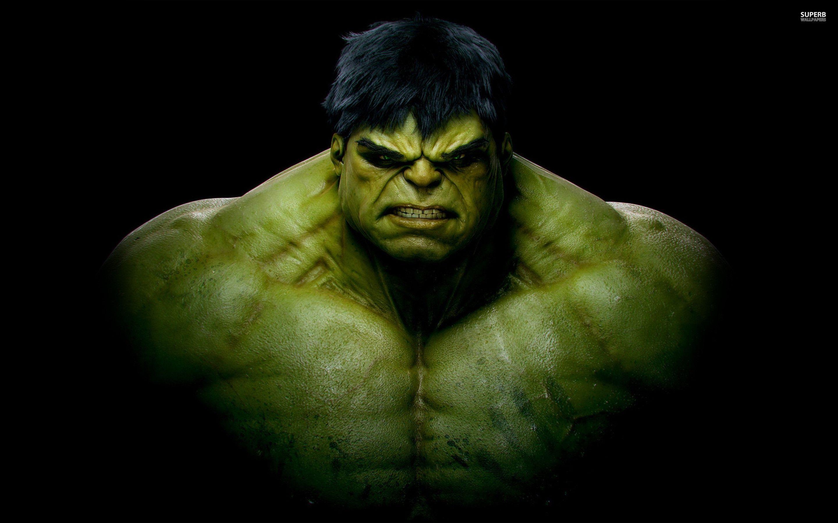 Angry Hulk Illustration Wallpapers