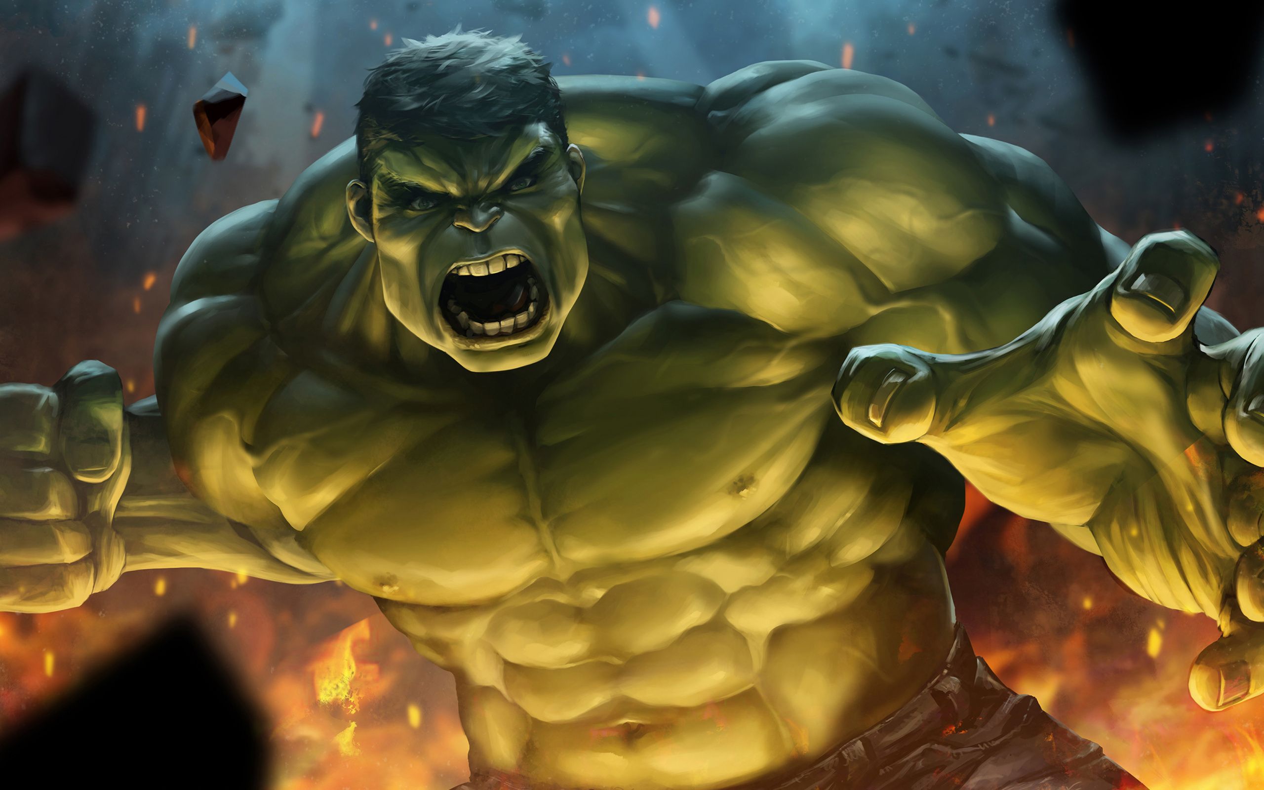 Angry Hulk Marvel Comic Wallpapers