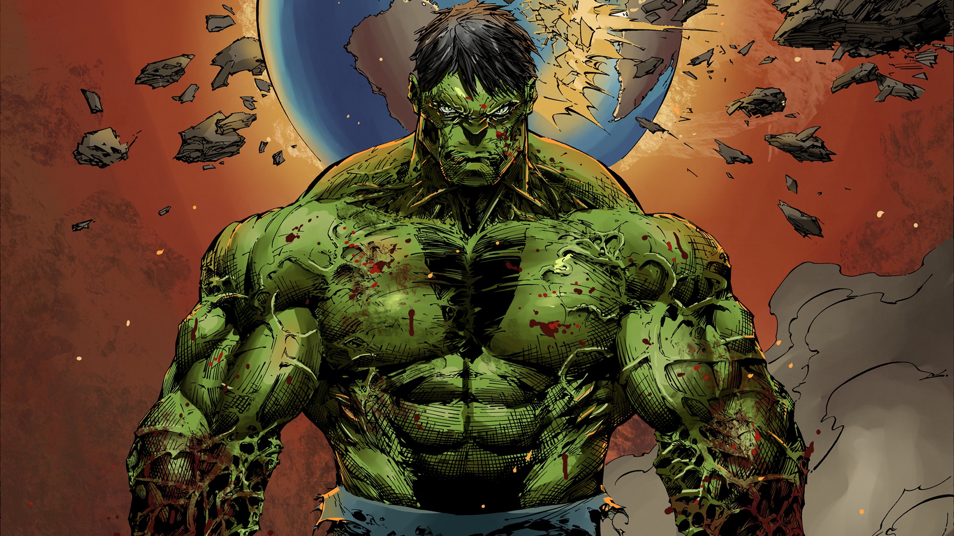 Angry Hulk Marvel Comic Wallpapers