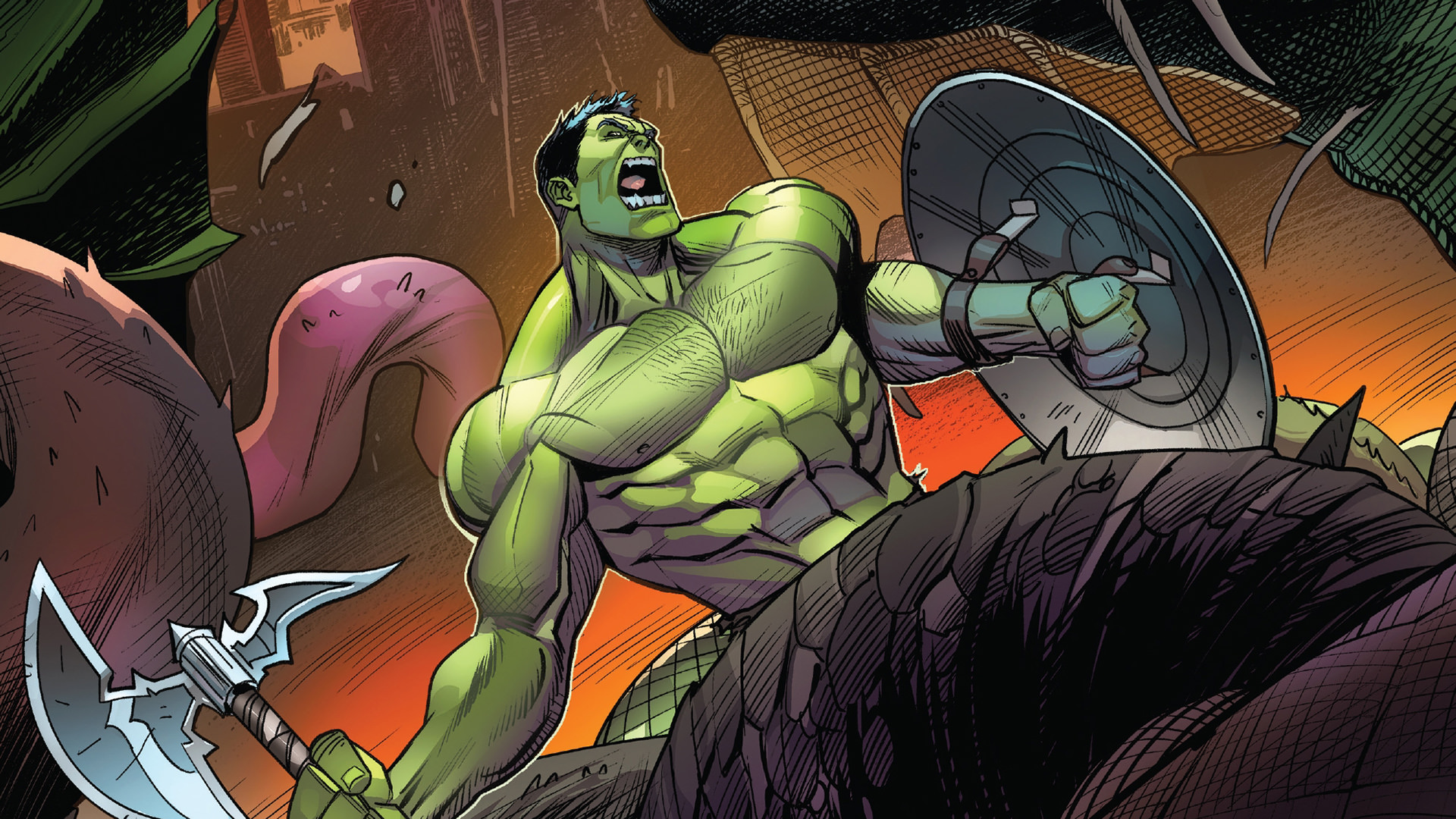 Angry Hulk Marvel Comic Wallpapers