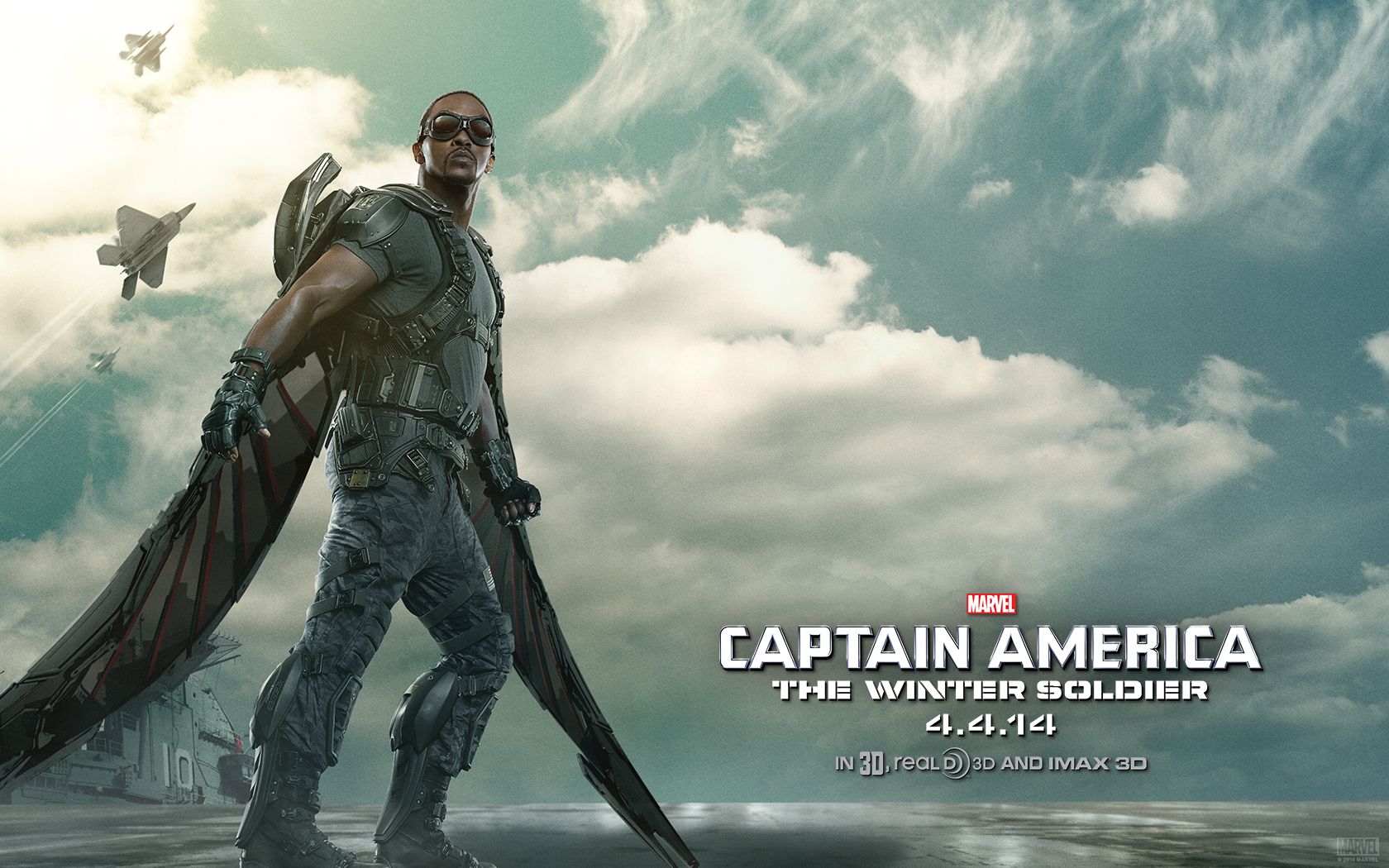 Anthony Mackie Falcon Marvel Art Wallpapers