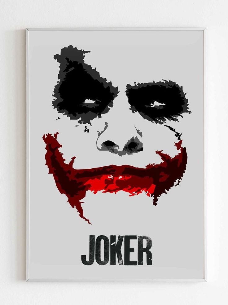 Batman And Joker Face Art Wallpapers