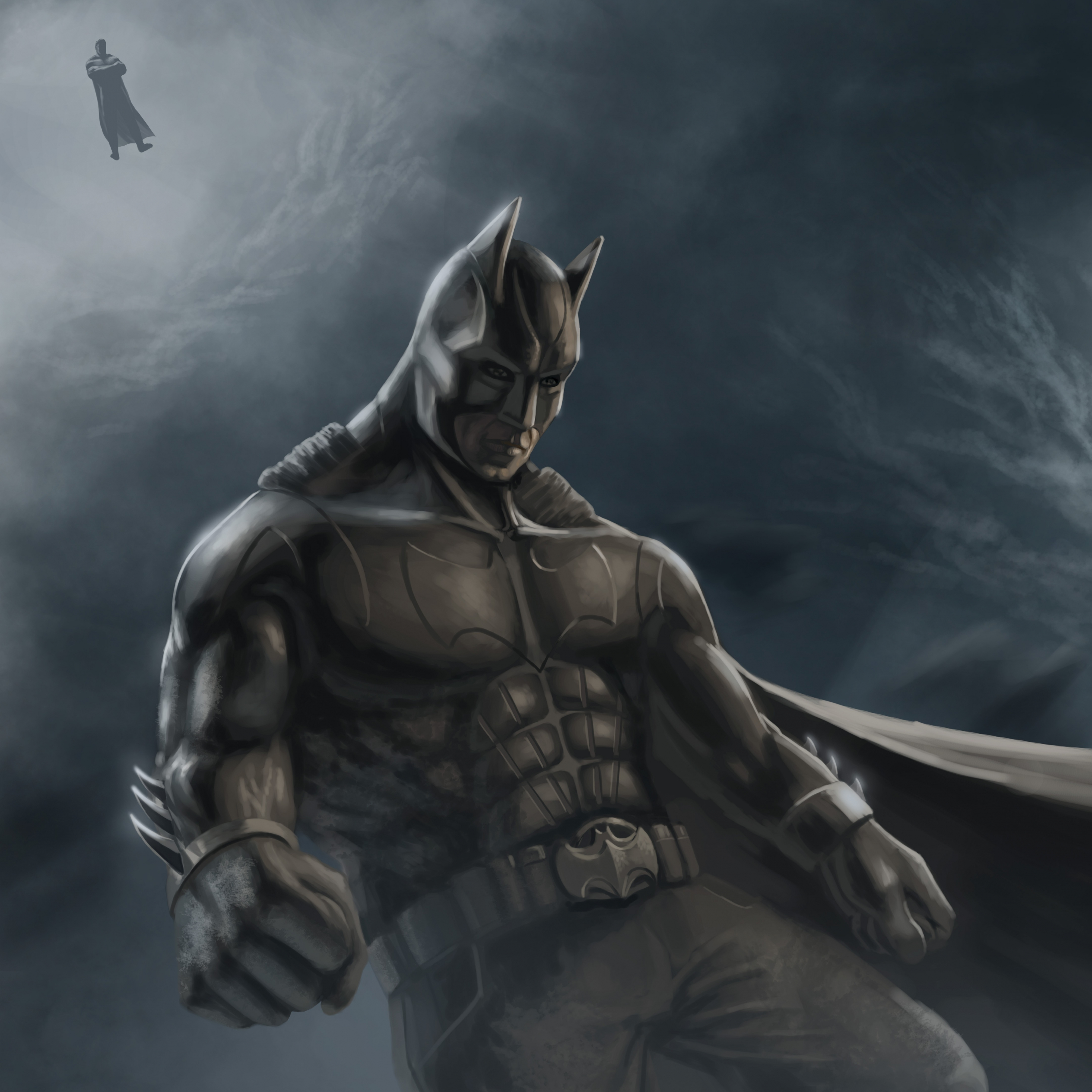 Batman Dark Digital Fanart Wallpapers