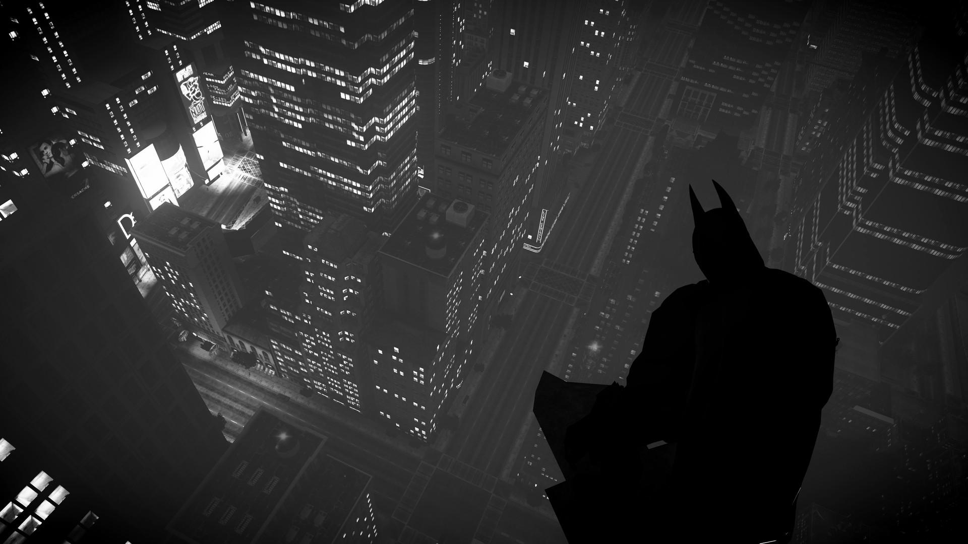 Batman Monochrome Artwork Wallpapers