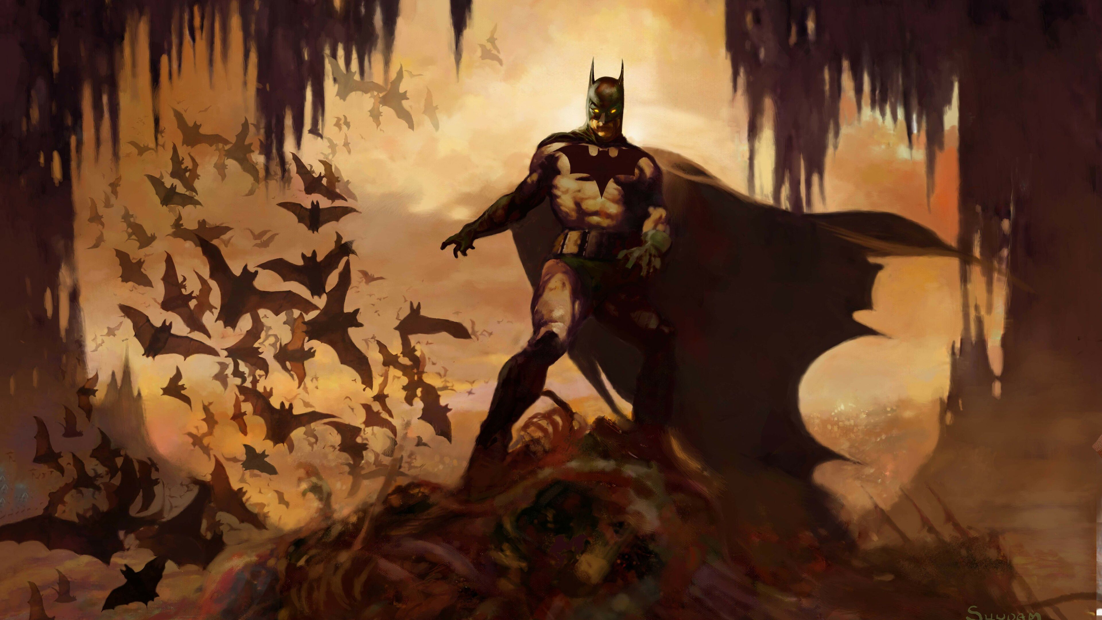 Batman Painting Art Wallpapers