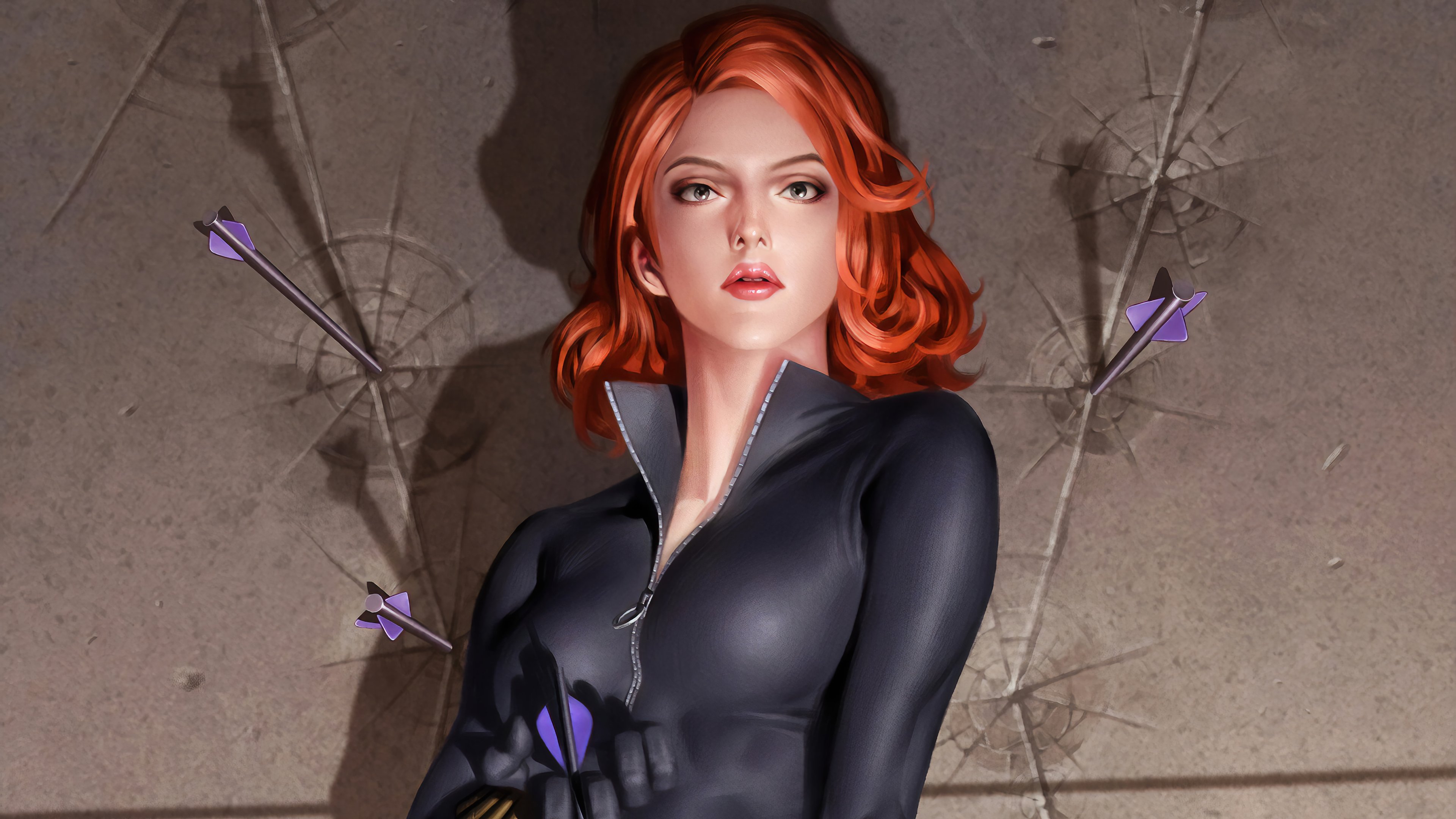 Black Widow Fan Art Wallpapers