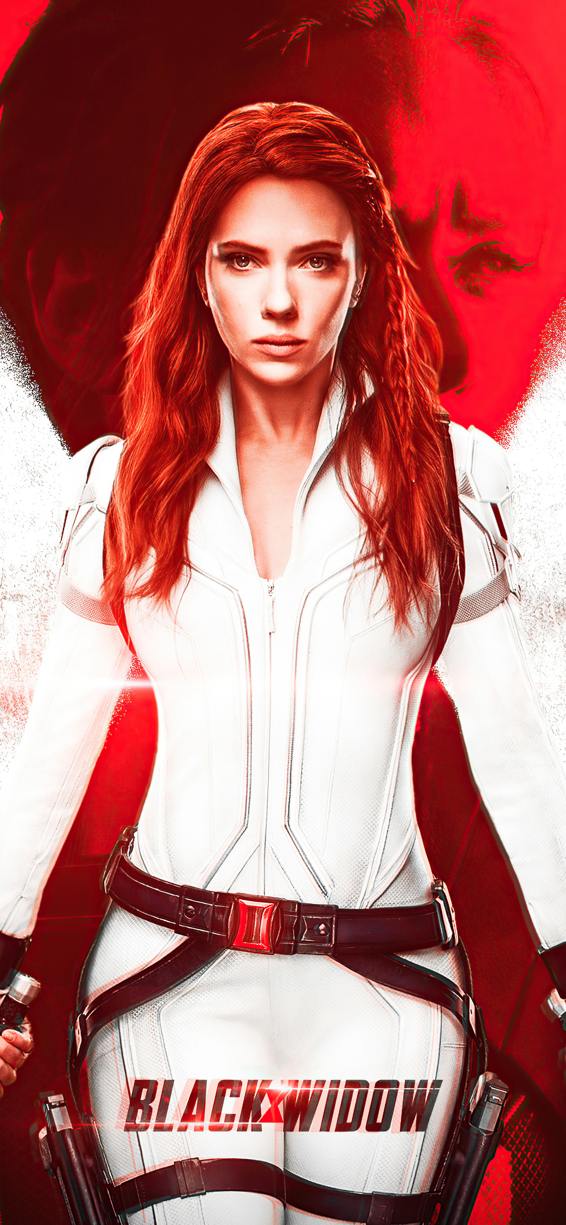 Black Widow White Costume Art Wallpapers