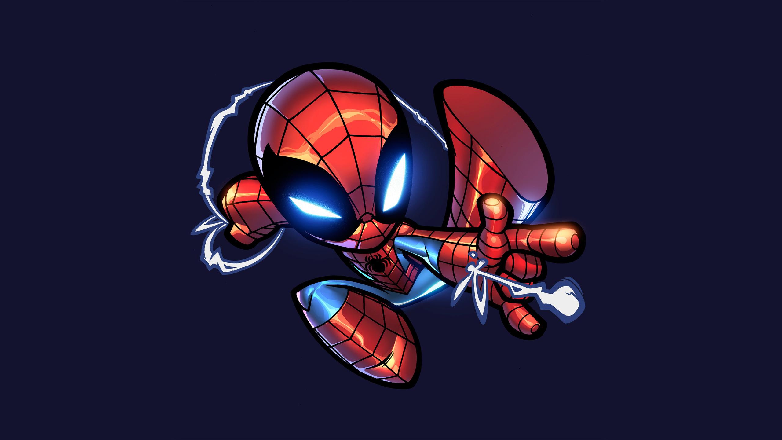 Blue Spiderman Artwork Wallpapers