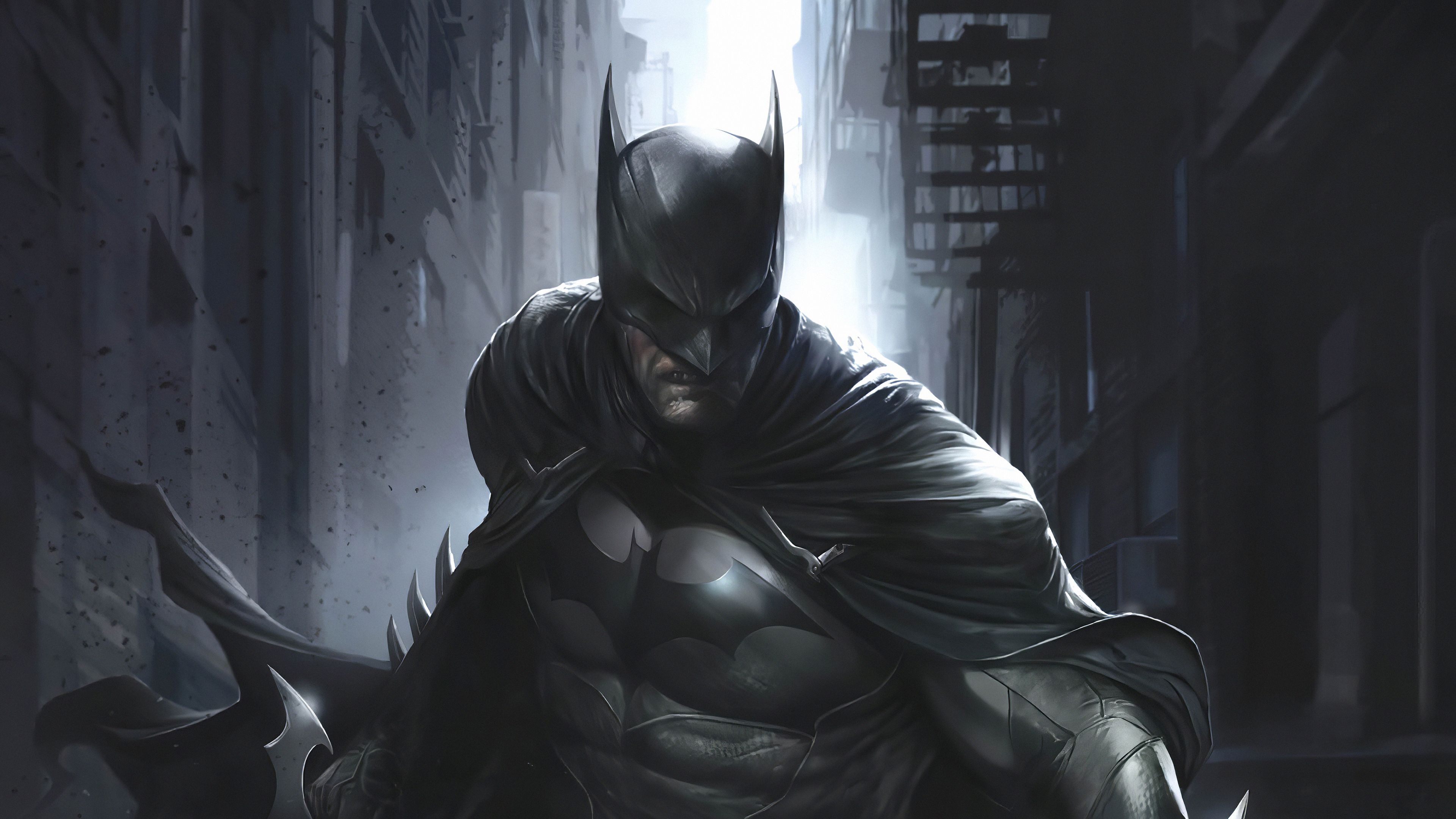 Bruce Wayne Dark Knight 4K Batman Cool Art Wallpapers