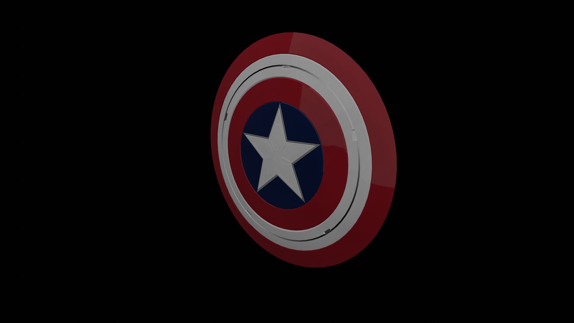 Captain America 4K Red Minimalist Wallpapers