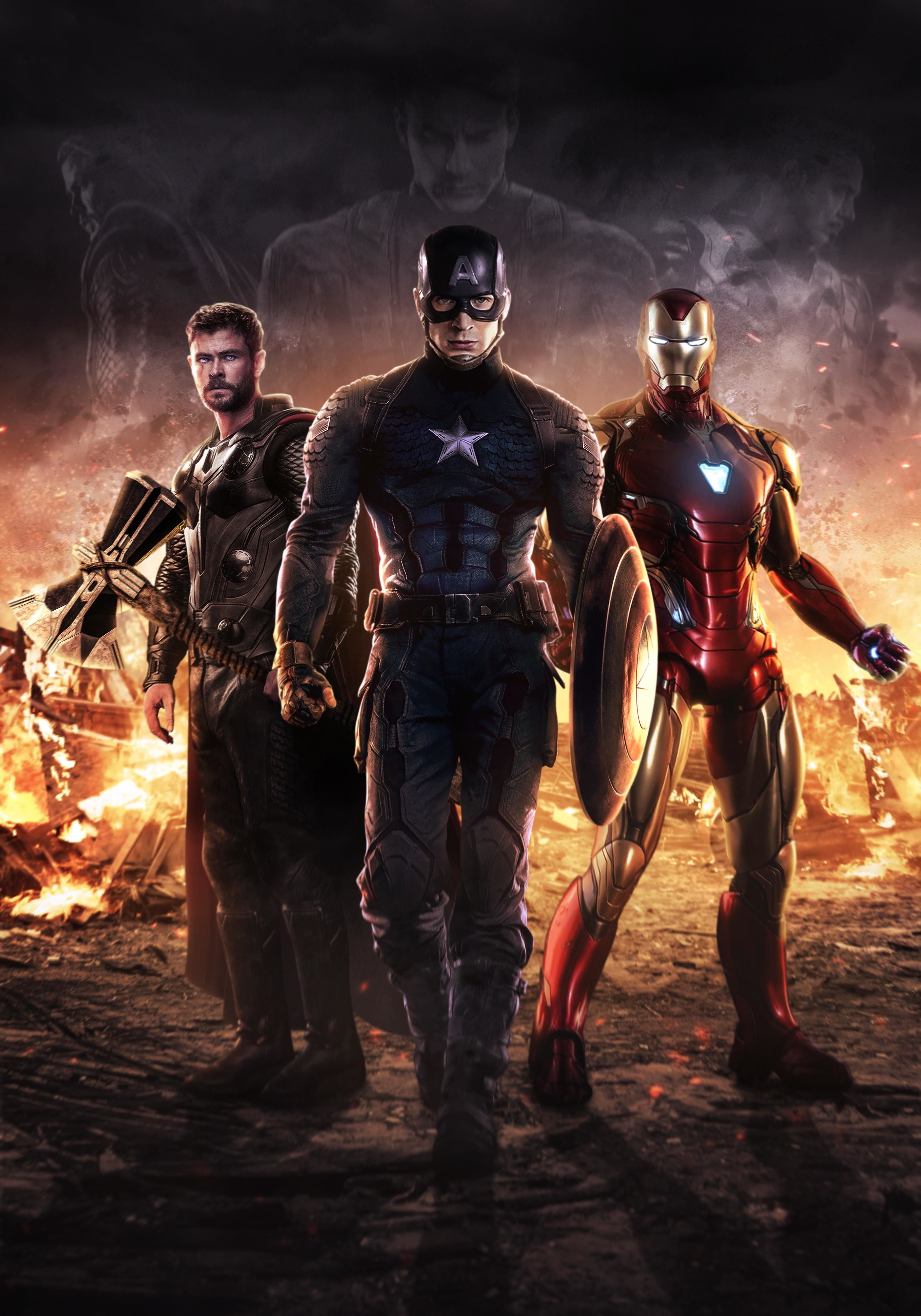 Captain America Vs Iron Man Iphone Hd Wallpapers