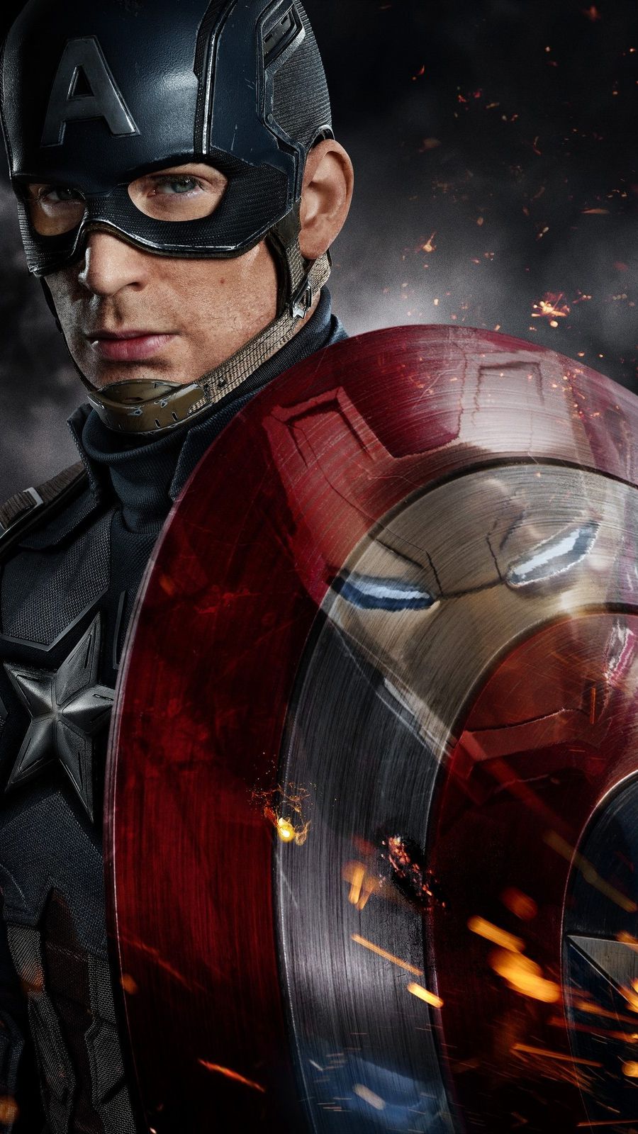 Captain America Vs Iron Man Iphone Hd Wallpapers