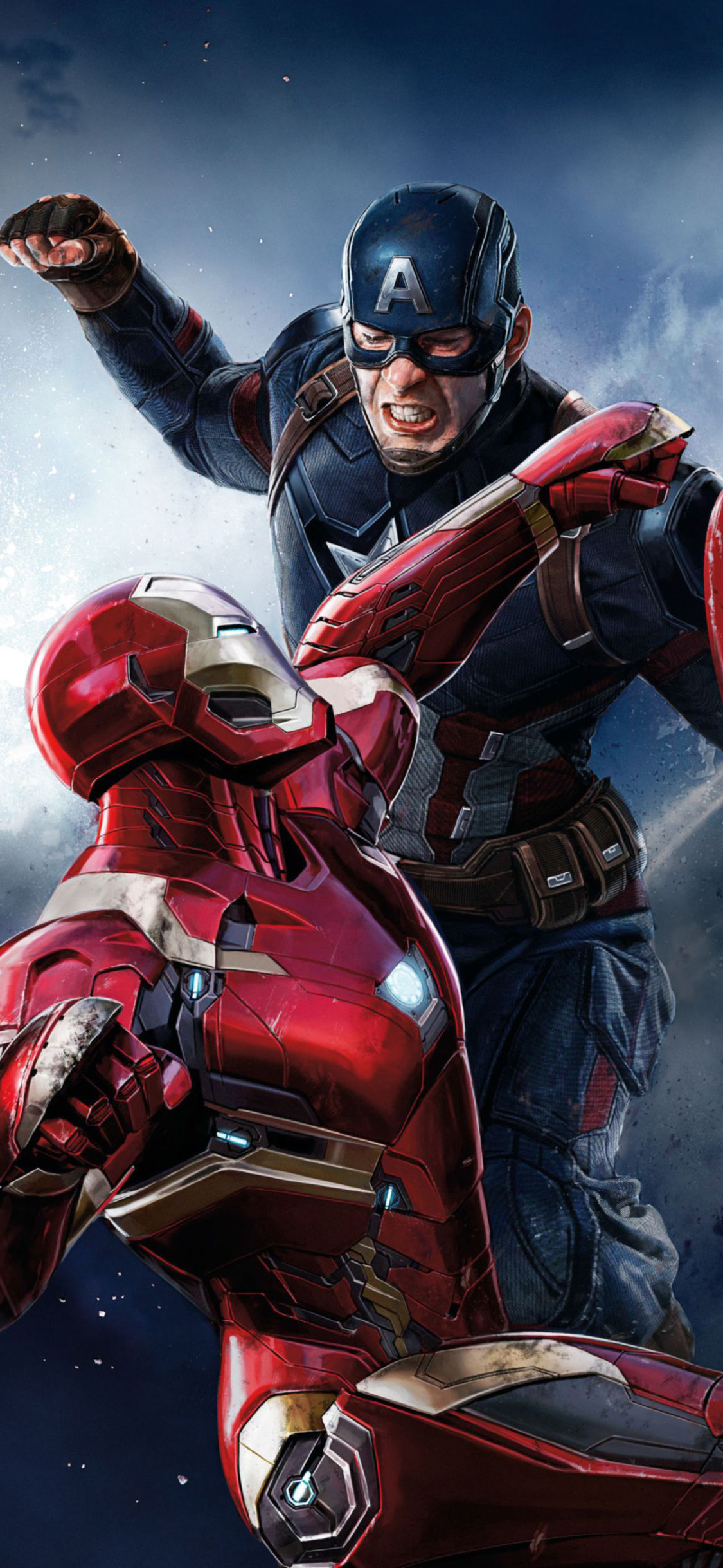 Captain America Vs Iron Man Iphone Hd Wallpapers