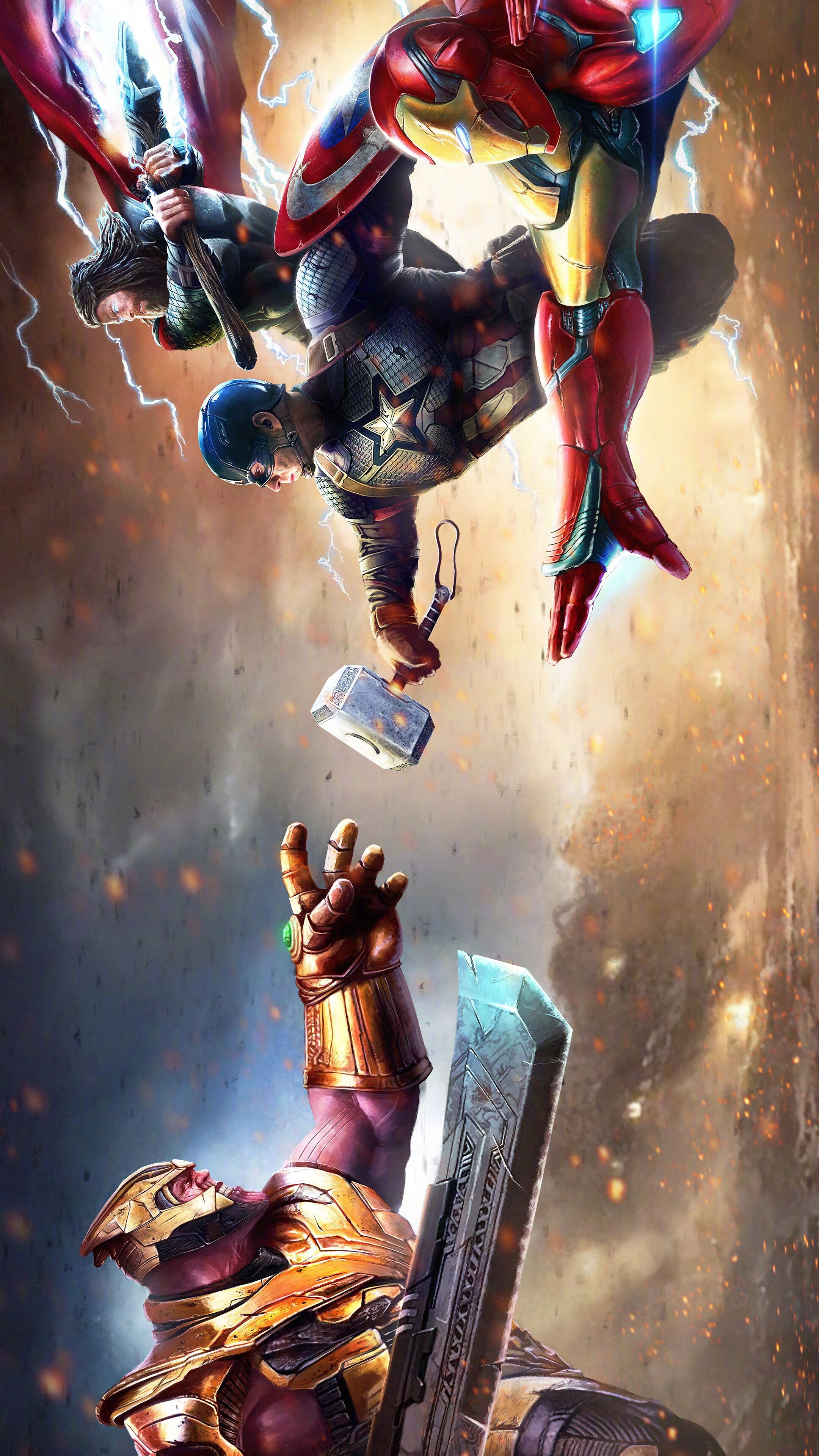 Captain America Vs Iron Man Iphone Hd Wallpapers